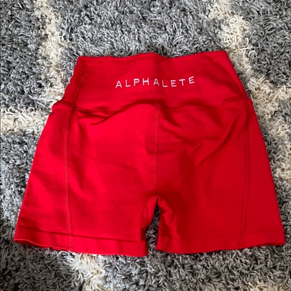 Alphalete Pants - RESERVED Formula Red Alphalete revival shorts